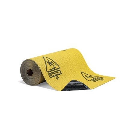 Pig Sorbent Mat, Universal, 10.5 gal Vol Absorbed per Pkg, 32 in x 100 ft, Yellow, Polypropylene MAT32400-YW